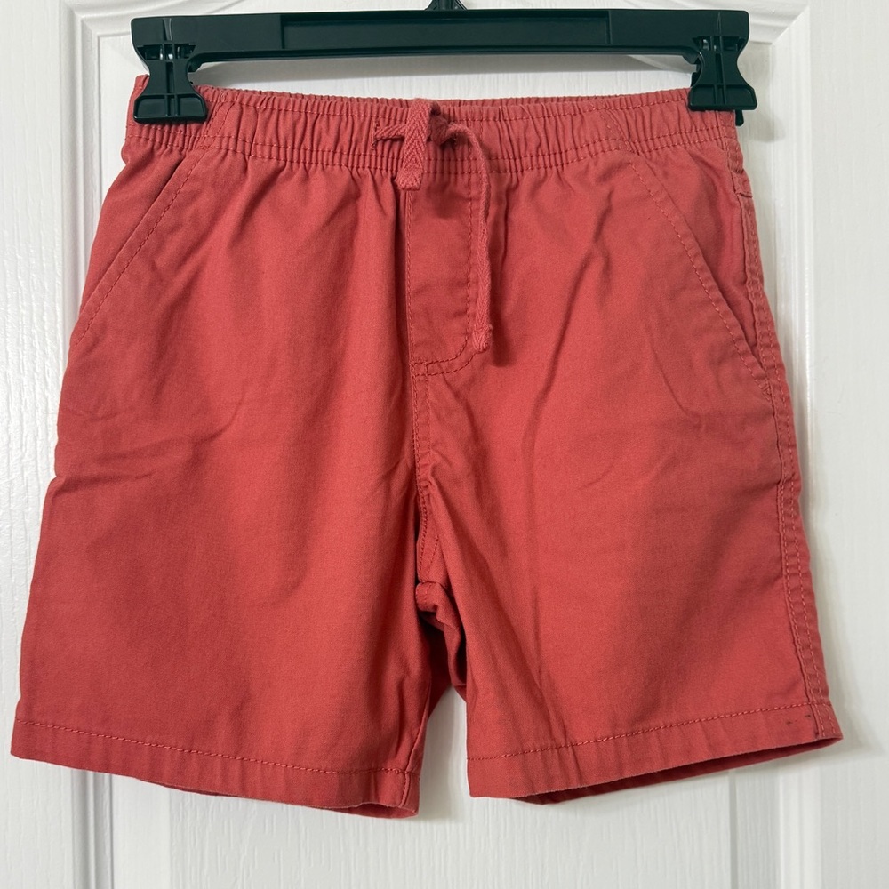 Wonder Nation Boys Pull-On Shorts Coral Size S (6-7)